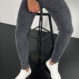 Men's Casual Skinny Jeans, Street Style Medium Stretch Denim Pants