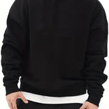 kkboxly  Men's Basic Crew Neck Sweatshirt Pullover For Men Solid Color Sweatshirts For Spring Fall Long Sleeve Tops