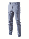 kkboxly  Men's Casual Cotton Slim Pants