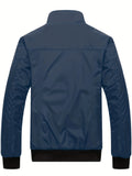 Men's Casual Sports Jacket With Zip Up Pockets