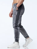 kkboxly  Men's Casual Harem Pants, Chic Street Style Tapered Joggers Sports Pants