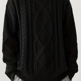 kkboxly  Men's Warm Trendy Knitted Pullover Sweater