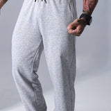 Men's Drawstring Joggers Sweatpants Loose Workout Running Pants With Pockets Streetwear