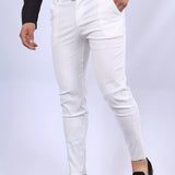 Slim Fit Slant Pocket Elegant Dress Pants, Men's Semi Formal Slightly Stretch Trousers For Spring Summer Banquet Party Dinner