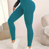 kkboxly  Shape Your Body With These High Waist Yoga Sports Leggings: Slim Fit & Stretchy Bike Pants For Women's Activewear