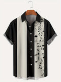 2025 kkboxly  Stylish Men's Musical Note Printed Casual Shirt - Perfect for Parties and Streetwear