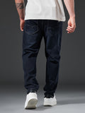 kkboxly  Plus Size Men's Loose Straight Jeans, Casual Pants For All Season For Big And Tall Guys, Best Sellers Gifts