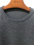 kkboxly  All Match Knitted Solid Sweater, Men's Casual Warm Mid Stretch Crew Neck Pullover Sweater For Men Fall Winter