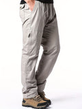 Men's Summer Thin Trousers Cargo Pants Loose Straight Casual Pants For Outdoor Sports