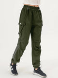 Cargo Pants With Strap, Casual Every Day Pants, Women's Clothing