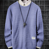 kkboxly  Men's Thermal Casual Knitted Pullover Sweater