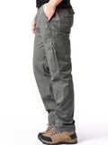 kkboxly  Men's Summer Thin Trousers Cargo Pants Loose Straight Casual Pants For Outdoor Sports