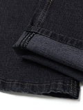 Plus Size Men's Solid Denim Pants Casual Oversized Loose Fit Jeans For Spring Fall Winter, Men's Clothing