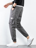 Men's Multi-pocket Cargo Pants, Outdoor Casual Trousers