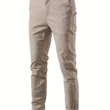 kkboxly  Men's Casual Cotton Slim Pants