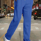 kkboxly  Men's Fashion Pants Spring and Autumn New Men's Waffle Sports Casual Pants