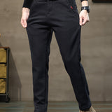 kkboxly  Men's Semi-formal Skinny Pants For Fall Winter Business