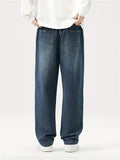 kkboxly Men's Regular Straight Leg Jeans, Casual Street Style Jeans