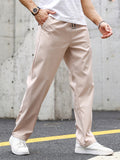 kkboxly  Men's Casual Pants, Waist Drawstring Sports Pants Joggers