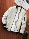 kkboxly  Autumn New Casual Men's Jacket Men's Baseball Jacket Coat