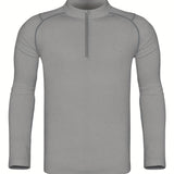 Men's Compression Shirt - Performance Base Layer For Fitness And Running - Enhances Muscle Support And Recovery