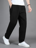 dunnmall  kkboxly  Men's Fashion Casual Black Straight Leg Pants