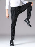 Men's Casual Anti-wrinkle Stretch Trousers For Business Leisure Activities