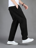 dunnmall  kkboxly  Men's Fashion Casual Black Straight Leg Pants