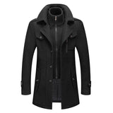 kkboxly Men's Winter Thick Warm Pea Coat Jacket: The Perfect Christmas Gift for Him!