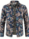 Trendy and Comfortable Men's Loose Lapel Shirt with Long Sleeves