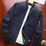 kkboxly  Autumn New Casual Men's Jacket Men's Baseball Jacket Coat