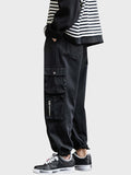 kkboxly  Men's Casual Zipper Pockets Cargo Pants For All Seasons