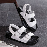 kkboxly Men Two-Ways Breathable Non Slip Comforty Outdoor Casual Sandals