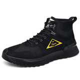 kkboxly Men Comfy Slip Resistant Soft Sole Lace-Up Tooling Boots